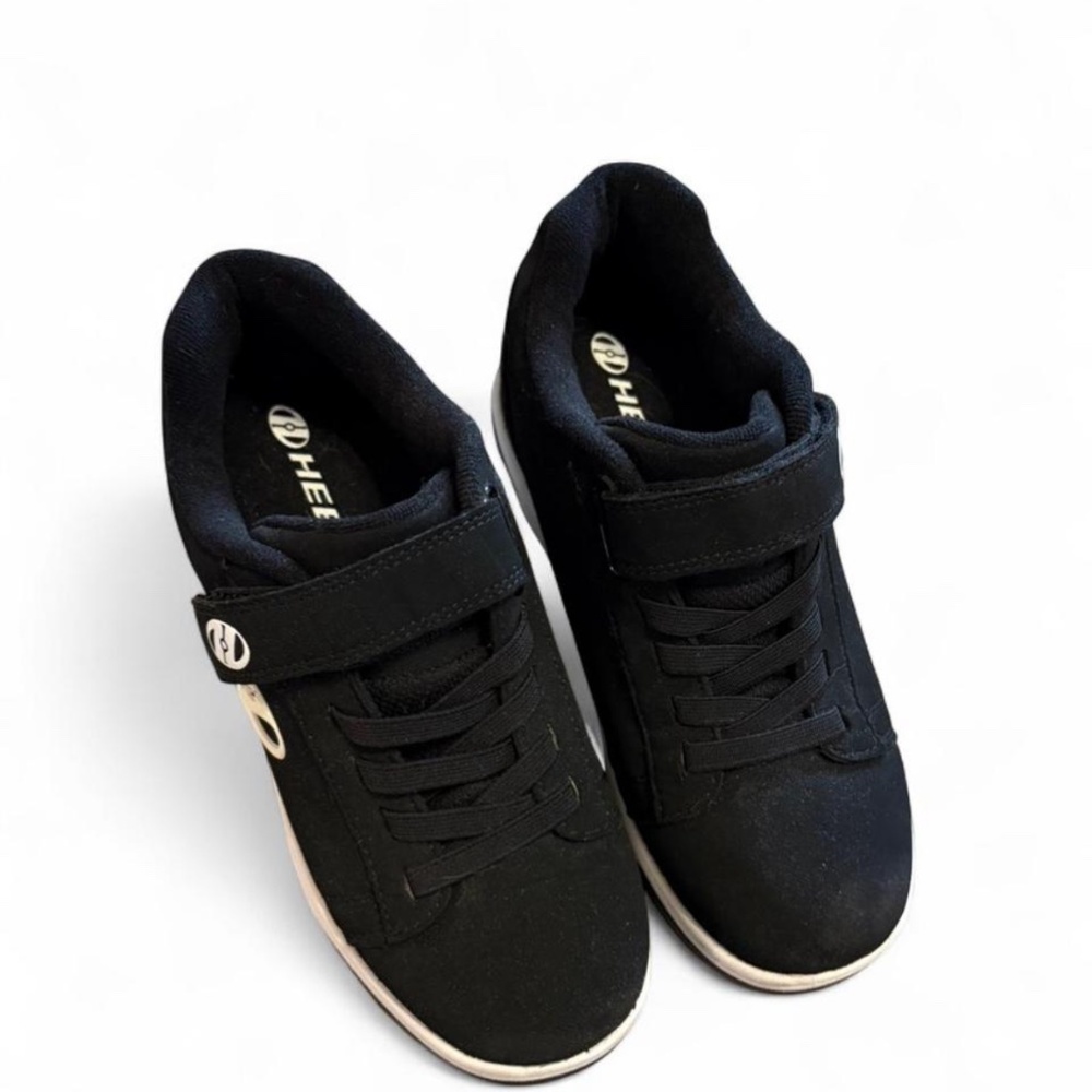 Heelys‎ Dual Up X2 Black & White Roller Shoes Youth Sz 4